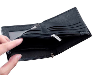 Real Leather Biker Chain Wallet Purse Gift