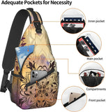 Unisex Chest Bags Crossbody Sling Backpack Travel Hiking Daypack