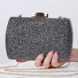 Golden Purse Clutches Sequin Cross Body Bag Party Handbag
