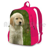 Golden Retriever Puppy Outdoor Hiking Backpack Riding Climbing Sports Bag