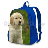 Golden Retriever Puppy Outdoor Hiking Backpack Riding Climbing Sports Bag