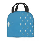 Golfers Golf Thermal Lunch Bag Funny Sport Portable Tote Work School Travel
