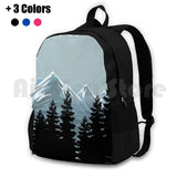 Vintage Skiing Poster Outdoor Sports Bag