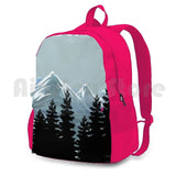 Vintage Skiing Poster Outdoor Sports Bag