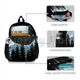 Vintage Skiing Poster Outdoor Sports Bag