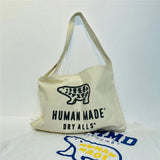 2022ss HUMAN Bear Canvas Crossbody Bag Couple
