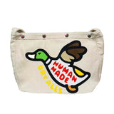 1:1 HUMAN Flying Duck Shoulder Messenger Bag Couple Canvas Casual Bag