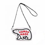 Polar Bear Pattern Shoulder Messenger Bag for Men and Women