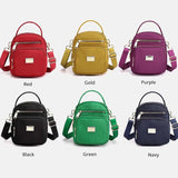 Nylon Multi-Layer Large Capacity Shoulder Bag