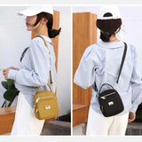Nylon Multi-Layer Large Capacity Shoulder Bag