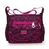 Women Shoulder Bag Ladies Nylon Waterproof High Capacity Messenger Bag