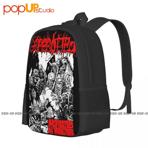 Gorerotted Mutilated Death Metal Backpack Large Gym Tote Bag