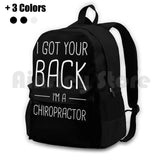 Funny Chiropractor Backpack for Outdoor Activities