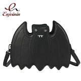 Gothic Bat Vegan Shoulder Bag Cartoon Purses and Handbags for Women