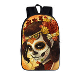 Gothic Cartoon Girl Backpack for Teenager Girls