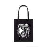 Gothic Devil Canvas Bag Casual Punk Large Capacity Ulzzang Harajuku Shopper Bag