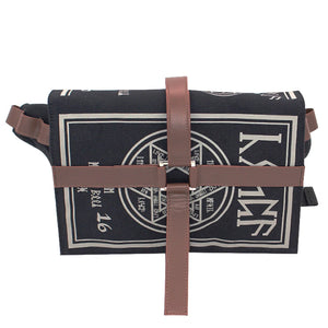 Gothic Spell Book Crossbody Bag for Students