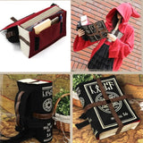 Gothic Spell Book Crossbody Bag for Students