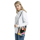 Gothic Moon Phase Prints Crossbody Bag for Women