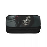 Gothic Pen Box Anime Zipper Pencil Bag Student School Stationery Gift
