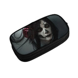 Gothic Pen Box Anime Zipper Pencil Bag Student School Stationery Gift