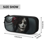 Gothic Pen Box Anime Zipper Pencil Bag Student School Stationery Gift