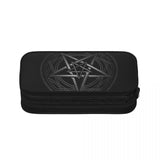 Gothic Pentagram Pen Box Student School Anime Zipper Pen Bag