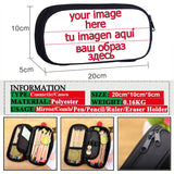 Gothic Punk Angel Print Cosmetic Case Pencil Bag