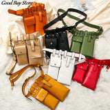 Gothic Punk Style Belt Packs Vintage Leg Thigh Bags Steampunk Shoulder Pouch
