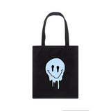 Gothic Smile Women Bag Large Canvas Harajuku Vintage Shoulder Bag