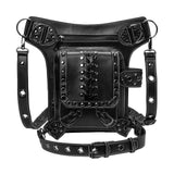 Gothic Steampunk Waist Bag Thigh Leg Hip PU Leather Shoulder Bag