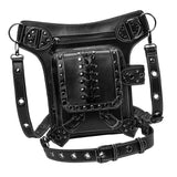 Gothic Steampunk Waist Bag Thigh Leg Hip PU Leather Shoulder Bag