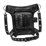 Gothic Steampunk Waist Bag Thigh Leg Hip PU Leather Shoulder Bag