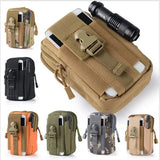 Waterproof Men Casual Waist Pack Work Waist Bag Army Military Small Bags