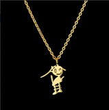 Custom Kid's Painting Necklace Child Drawing Personalized Necklace