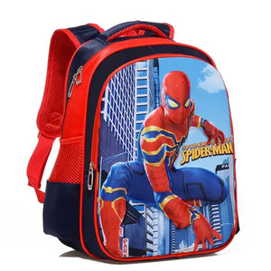 Spider-Man Cartoon Schoolbag for Boys | Large Capacity Waterproof Backpack