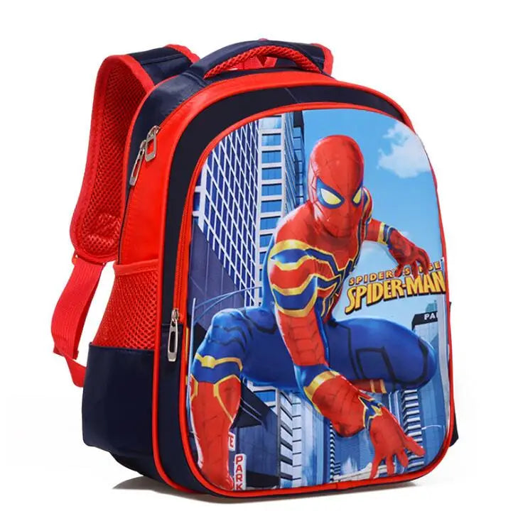Spider-Man Cartoon Schoolbag for Boys | Large Capacity Waterproof Backpack