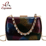 Gradient Box Style Party Clutch Evening Bag Purses and Handbags