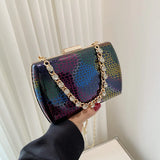 Gradient Box Style Party Clutch Evening Bag Purses and Handbags