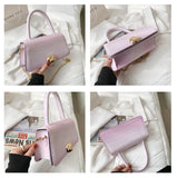 Gradient Crocodile Pattern Shoulder Bag for Women