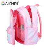 Gradient Primary School Backpack for Girl Large Capacity Bag
