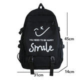 Graffiti Backpack Men's School Bag Large Capacity Travel Backpack