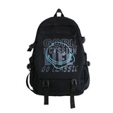 Graffiti Backpack Men's School Bag Large Capacity Travel Backpack