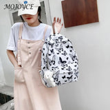Graffiti Butterfly Oxford Backpack Women Rucksack Ladies Shoulder Bag