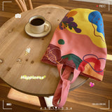 Canvas Graffiti Women Shoulder Bag Vintage Casual Crossbody Handbag