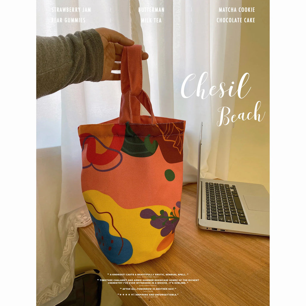 Canvas Graffiti Women Shoulder Bag Vintage Casual Crossbody Handbag