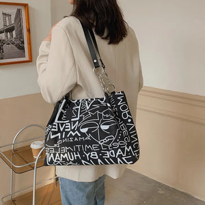 Graffiti Large Women's Handbag Tote Bags