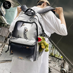 Cartoon Girl School Backpack Large Capacity Waterproof Book Bag