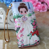 Graffiti Purse Multi-card Slot Mobile Phone Bag Long Wallet Women