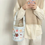 Graffiti Tote Handbag Canvas Shoulder Bag Eco Reusable Shopper